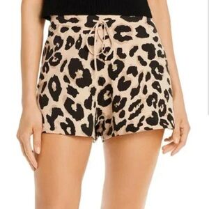 Cheetah print shorts